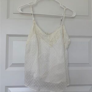 Abercrombie & Fitch Cream Lace Cami Top